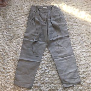 Wilfred Strait Leg Grey Tie Up Pants 0